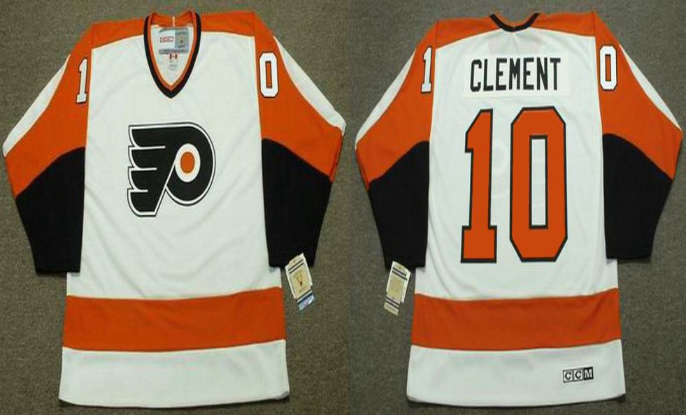 2019 Men Philadelphia Flyers #10 Clement White CCM NHL jerseys